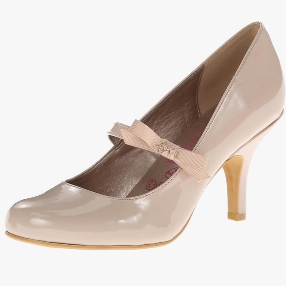Jelly pop Shoes - Juicy Jellypop man made beige pumps SZ-8 GUC